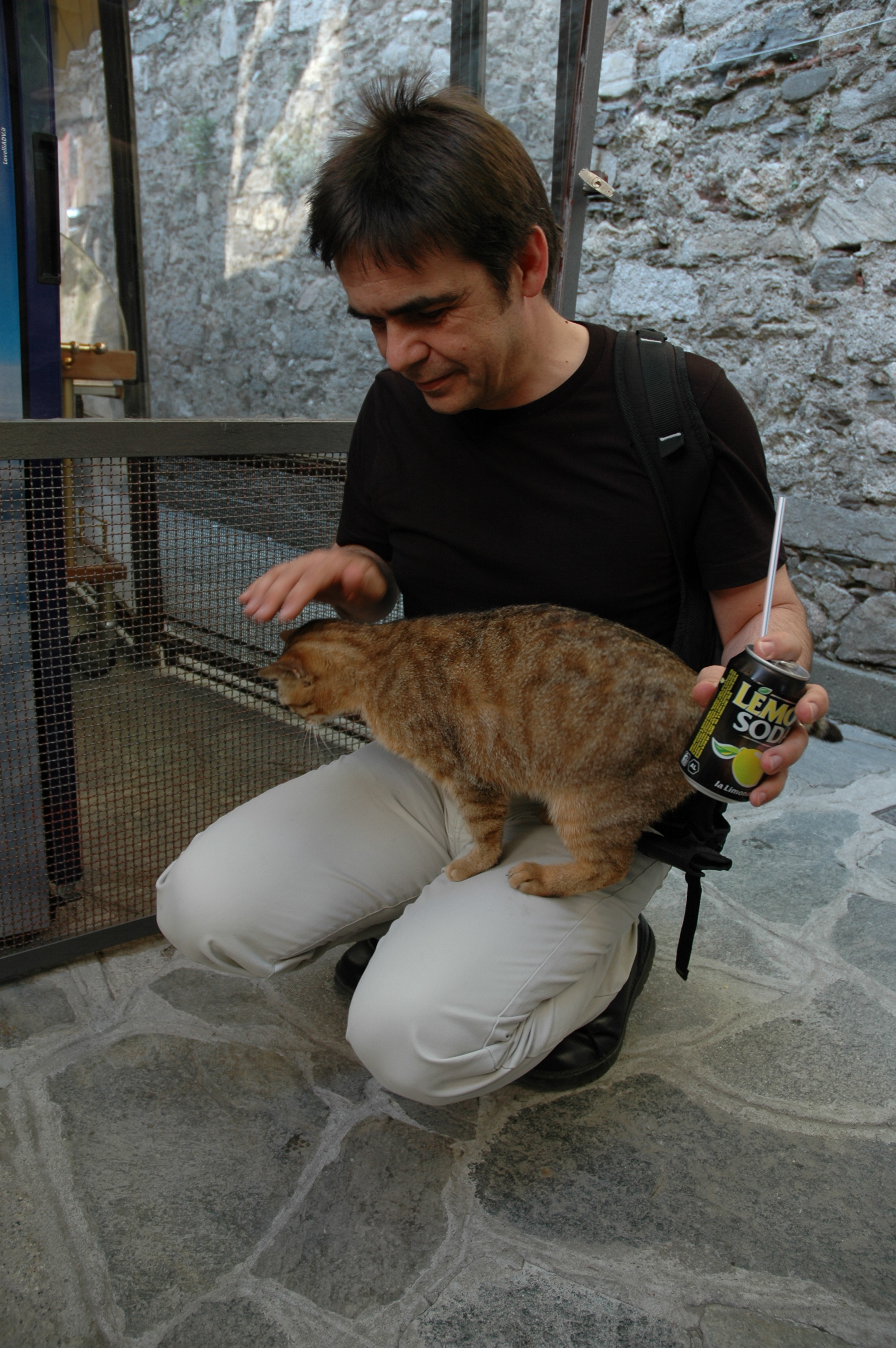 Endre and Cat, June 2005, Isola Bella, Lago Maggiore.